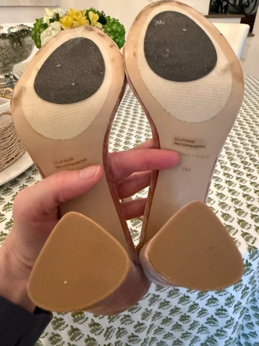 Kendall + Kylie Pink Velvet Heels | Womens Size 9